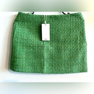 Woman Autumn Solid High Waisted Mini Skirt Casual Slim Blending Bottoms